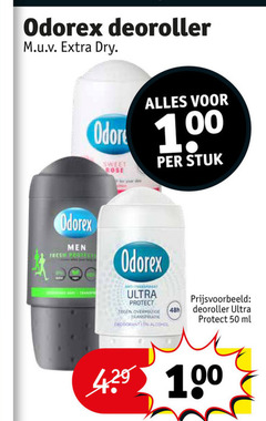  odorex deodorant 50 100 deoroller dry odor sweet stuk rose for your men fresh ultra protect overmatige alcohol ml 