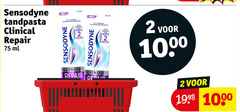  sensodyne tandpasta 2 19 1000 1998 start herstel repair ml nederland gevoelige tanden minuten 