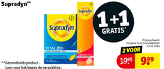  supradyn voedingssupplement 1 2 15 35 1998 complex forte bruistabletten stuks gezondheidsproduct vital 50 lichamelijk vitaal multivitamines mineralen o.a. olijfextract vitamine tabletten day lees 