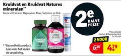  kruidvat huismerk voedingssupplement 2 20 99 638 natures mineralen calcium magnesium ijzer selenium zink halve gezondheidsproduct lees complex natural vermindering elixer vrouw mina bruis stuks 