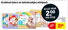  kruidvat huismerk luierbroekjes luiers 1 3 4 5 13 20 200 mini pack 6x pants 8 15 new born small skinprotect protect stuk newborn stuks 