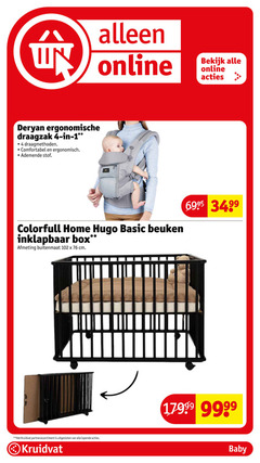  box 1 4 online deryan ergonomische draagzak comfortabel ergonomisch ademende stof colorfull home hugo basic beuken inklapbaar buitenmaat cm kruidvat lopende bekijk baby 