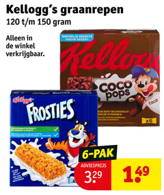  kellogs mueslirepen 6 120 150 graanrepen bon goot nouvelle recept frosties coco pops chocolat vitamine lat pak 