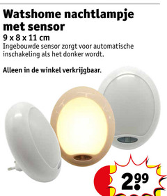  8 9 11 watshome nachtlampje sensor cm ingebouwde automatische donker 