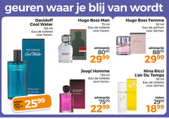  davidoff nina ricci eau de toilette 30 50 8800 geuren cool water ml heren hugo boss man 80 joop homme femme parfum dames du temps bal hay toys work elders 