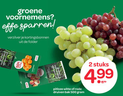  druiven 2 50 500 groene voornemens effe sparren verzilver daarom www appels pitloze witte rode bak stuks 