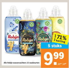  robijn wasverzachter 5 33 100 biologisch afbreekbare ingredienten fles recycled plastic les classics morgenfris collections beautiful mystery wasverzachters wasbeurten collection stuks 