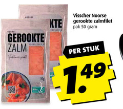  gerookte zalmfilet 50 zalm visscher noorse pak stuk 