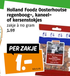  snoep holland oosterhoutse kaneel kersenstokjes zakje kilo 