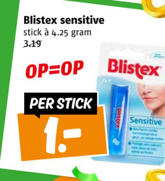  blistex lippenbalsem sensitive stick 