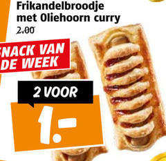  frikandelbroodjes 1 2 frikandelbroodje oliehoorn curry snack week 