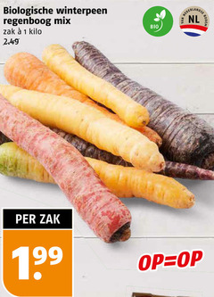  winterpeen 1 biologische regenboog mix zak kilo bio nl 