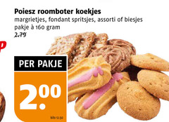  biscuit 160 roomboter koekjes margrietjes fondant spritsjes assorti biesjes pakje 2 kilo 