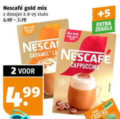  nescafe oploskoffie 2 10 gold mix doosjes stuks new book same nat caramel la tarte 5 zegels cappuccino jaar cadeau 