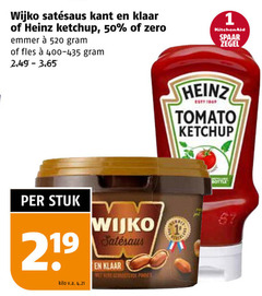  heinz wijko tomatenketchup satesaus 1 50 kant klaar ketchup zero emmer fles kitchenaid spaar zegel tomato bottle stuk kilo v.a. 