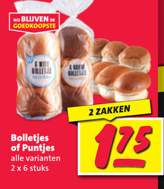  bolletjes 2 6 puntjes stuks zakken 