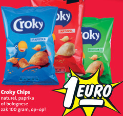  croky chips 100 paprika naturel bolognese zak 