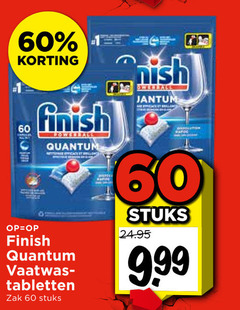  finish vaatwasmiddel 1 60 quantum vaatwas tabletten zak stuks 