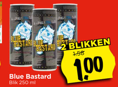  blue bastard energiedrank 2 100 250 fully blikken blik ml 