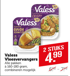  valess vegetarisch 2 new 5x vegetarische crispy 2x gouda schnitzel vleesvervangers pakken combineren stuks 