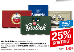  bavaria amstel warsteiner grolsch krat bier 5 12 16 24 25 30 45 1615 1870 lieshout pils beugelflesjes seit das einzig familientradition 