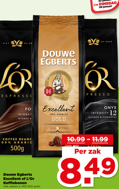  douwe egberts l or koffiebonen 12 22 28 100 januari du mcafee meester koffiebranders presso joure espresso intense excellent arabica gold onyx intensity coffee beans arabic zakken rijk zak 