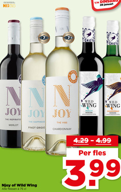  rode wijn rose witte 7 18 25 28 jaar legitimatie alcohol nix18 januari hamersma fresh inspiration merlot joy happiness pinot grigio vibe chardonnay wild wing pays njoy flessen fles 