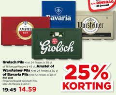  amstel grolsch warsteiner bavaria krat bier 2 12 16 24 25 28 30 45 1615 1870 januari bieren lieshout seit das einzig wahre familientradition gb pils beugelflesjes hap 