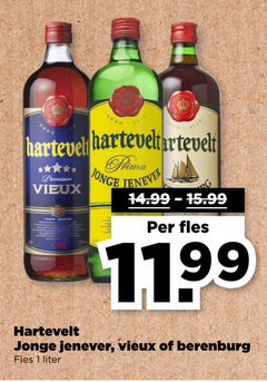  hartevelt vieux berenburg jenever 1 35 anno premium prima jonge leiden holland fles liter 