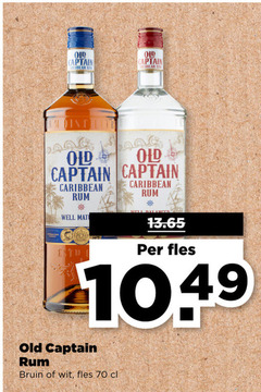  old captain rum caribbean r well fles bruin wit 