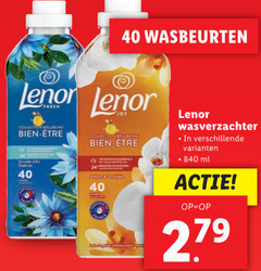  lenor wasverzachter 40 wasbeurten fresh collection wellbeing etre ml 