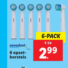  nevadent opzetborstel 6 opzet borstels pack 5.99 