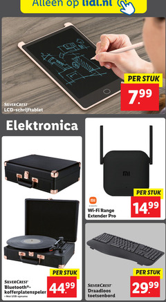  platenspeler toetsenbord lidl.nl silvercrest lcd elektronica stuk fi range extender pro bluetooth usb opname draadloos 