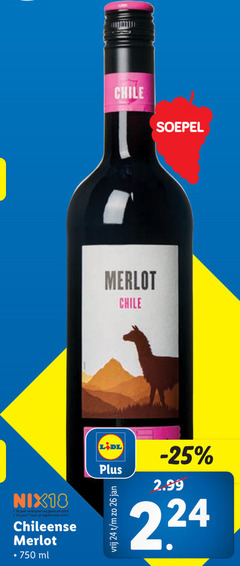  rode wijn 24 25 26 750 chile soepel merlot nix18 jaar legitimatie chileense ml vrij jan 