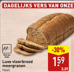  brood dagelijks vers vezels luxe vloerbrood meergranen 