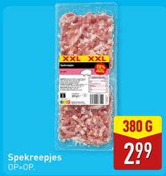  spekreepjes 25 xxl gerookt 2x 