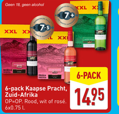  witte wijn rode rose 6 18 alcohol xxl xx rond soepel kaapse hamersma fris fruitig 7 pack zuid afrika rood wit rosee l 