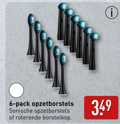  opzetborstel 6 pack opzetborstels sonische roterende borstelkop 