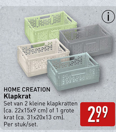  boodschappenkrat 1 2 home creation klapkrat kleine klapkratten ca. cm krat stuk 