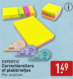  memoblaadjes correctieroller 1800 correctierollers plakbriefjes stuk 