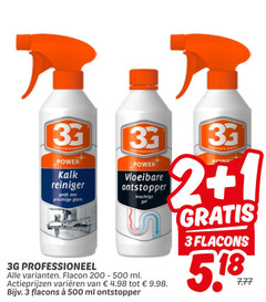  3g ontstopper kalkaanslagreiniger 1 2 3 33 200 500 power kalk reiniger vloeibare glans gel professioneel flacon ml varieeren 