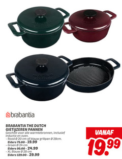  grillpan 20 24 28 brabantia dutch gietijzeren pannen warmtebronnen inductie oven rood cm blauw 28cm elders groen xl 