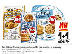  jan pannenkoeken 1 4 12 20 160 600 poffertjes boter suiker prik vorkje ses 6x american pancakes naturel feestje tafel 8x Naturel genieten terug pizzadeeg familieverpakking zak stuks varieeren 