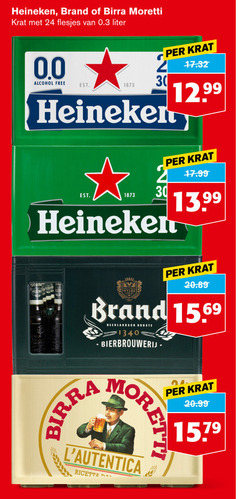  birra moretti brand heineken 0.0 krat bier 24 30 liter alcohol free wylre neerlandsch bierbrouwerij foret ricetta 