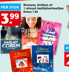  romans thriller 1 stuk 3.99 harlan coben vals spel thrillers minuut elders danielle feelgood veronica magazine jill mansell steel verjaardag zonneschijn tide verhaaltjes 