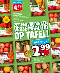  groentenpakket soepgroenten 1 2 11 25 30 50 90 100 150 151 300 500 966 1956 groenten tip groente geroosterde basilicum feta colle zongedroogde tomaatjes pers pp tomaten soep 750ml water soepballetjes stuk verspakket maaltijden lasagne tagliatelle pomodoro italiaanse kaas verse maaltijd tafel erwten schouderkarbonade min soeppakket soorten oven rundergehakt ml halfvolle geraspte pompoen kerriepoeder 