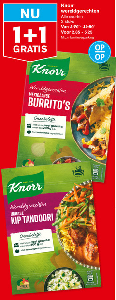  knorr maaltijdmix 1 2 100 101 200 450 wereldgerechten soorten stuks familieverpakking mexicaanse belofte groente natuurlijke porties indiase kip tandoori pp 