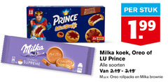  lu oreo milka biscuit prince ministar chocola 5x stuk choco supreme koek soorten brownie 