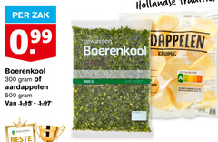  boerenkool hutspot groenten aardappelen 300 500 zak gewassen hollandse kruimig nutri score koken min gerold reward abn amro 