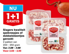  spekreepjes 1 2 200 250 slagers dobbelsteentjes gerookt pakken 3.99 dobbelsteen spek lende gerookte duo 